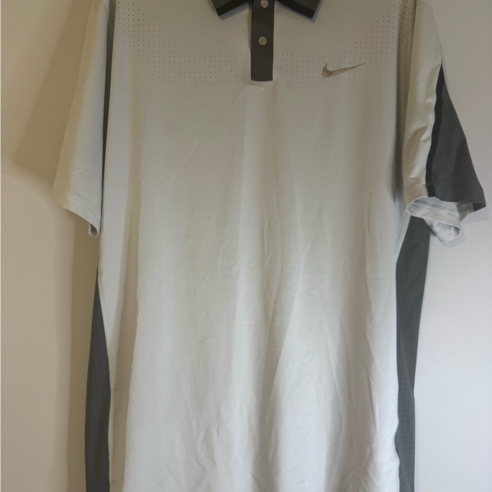 Nike Golf Tiger Woods Polo Shirt Men’s M Dri-Fit Golf Performance - Picture 2 of 11